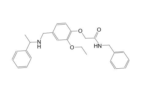 N-benzyl-2-(2-ethoxy-4-{[(1-phenylethyl)amino]methyl}phenoxy)acetamide