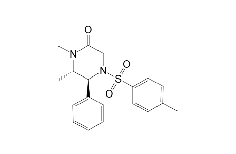 (5S,6S)-1,6-DIMETHYL-5-PHENYL-4-(PARA-TOLUENESULFONYL)-PIPERAZIN-2-ONE