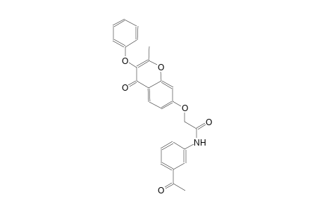 acetamide, N-(3-acetylphenyl)-2-[(2-methyl-4-oxo-3-phenoxy-4H-1-benzopyran-7-yl)oxy]-