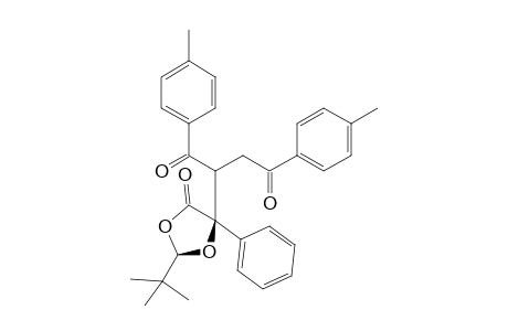 trans-2-t-Butyl-5-phenyl-5-[1,2-di(toluoyl)ethyl]-1,3-dioxolan-4-one