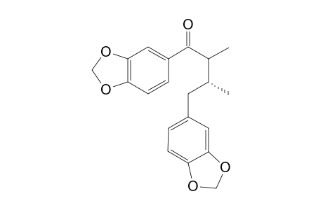 1,4-bis[3',4'-(Methylenedioxa)phenyl]-1-oxo-2,3-dimethylbutane
