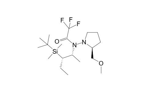 (3R,3S,2'S)-N-(3-tert-Butyldimethylsilylpent-2-yl)-N-(2'-methoxymethylpyrrolidin-1'-yl)trifluoroacetamide