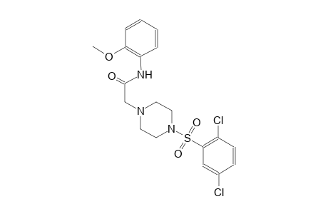 1-piperazineacetamide, 4-[(2,5-dichlorophenyl)sulfonyl]-N-(2-methoxyphenyl)-