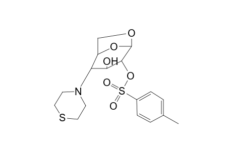 2-O-Tosyl-4-thiomorpholino-1,6-anhydro-4-deoxy-.beta.-D-glucopyranoside