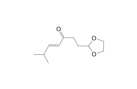 (E)-2-(6-Methyl-3-Oxo-4-heptenyl)-1,3-dioxolane
