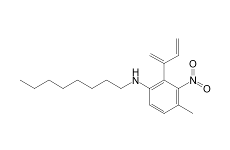 2-[2-(1,3-Butadienyl)]-4-methyl-3-nitro-N-octylaniline