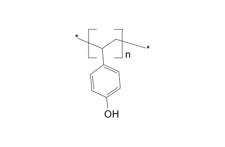 Poly(4-hydroxystyrene), poly[1-(4-hydroxyphenyl)ethylene]