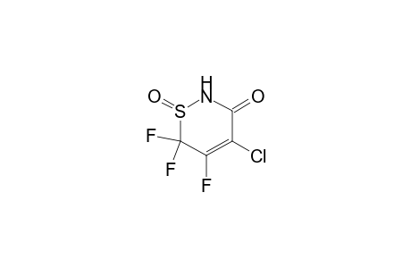 4-Chloro-5,6,6-trifluoro-2H-1,2-thiazin-3(6H)-one-1-oxide
