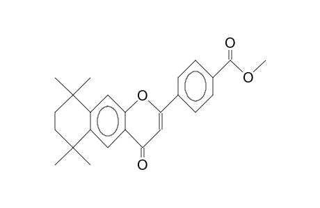 2-(4-Methoxycarbonyl-phenyl)-6,6,9,9-tetramethyl-6,7,8,9-tetrahydro-naphthopyran-4-one