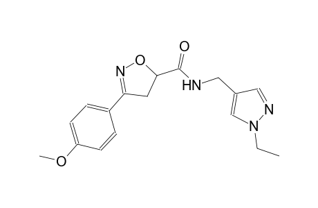 5-isoxazolecarboxamide, N-[(1-ethyl-1H-pyrazol-4-yl)methyl]-4,5-dihydro-3-(4-methoxyphenyl)-