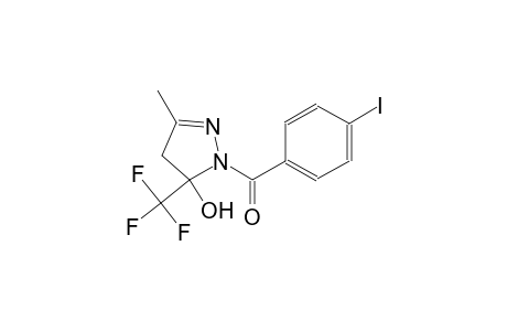1-(4-iodobenzoyl)-3-methyl-5-(trifluoromethyl)-4,5-dihydro-1H-pyrazol-5-ol