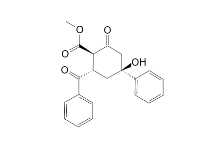 Methyl (1R*,2S*,4S*)-2-Benzoyl-4-hydroxy-6-oxo-4-phenylcyclohexane-1-carboxylate