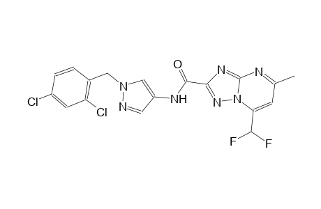 N-[1-(2,4-dichlorobenzyl)-1H-pyrazol-4-yl]-7-(difluoromethyl)-5-methyl[1,2,4]triazolo[1,5-a]pyrimidine-2-carboxamide