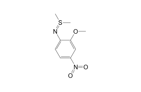 Sulfimine, N-(2-methoxy-4-nitrophenyl)-S,S-dimethyl-