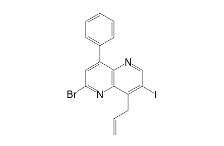 8-allyl-2-bromo-7-iodo-4-phenyl-1,5-naphthyridine