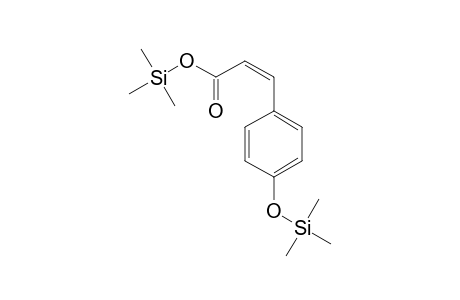 Coumaric acid <(Z)-p->, di-TMS
