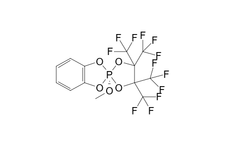 2-Methoxy-4',4',5',5'-tetrakis(trifluoromethyl)spiro[1,3,2lambda5-benzodioxaphosphole-2,2'-1,3-dioxa-2lambda5-phosphacyclopentane]