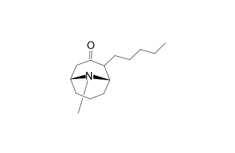 (1S,5R)-9-Methyl-2-pentyl-9-aza-bicyclo[3.3.1]nonan-3-one