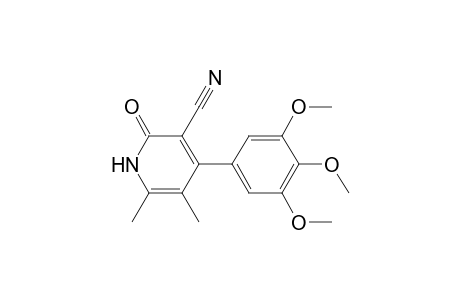 2-keto-5,6-dimethyl-4-(3,4,5-trimethoxyphenyl)-1H-pyridine-3-carbonitrile