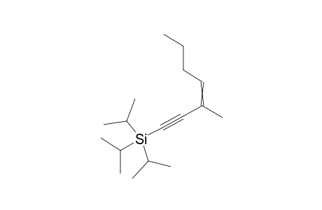 Triisopropyl(3-methylhept-3-en-1-yn-1-yl)silane