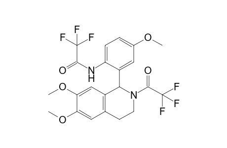 N-[2-[6,7-dimethoxy-2-(2,2,2-trifluoro-1-oxoethyl)-3,4-dihydro-1H-isoquinolin-1-yl]-4-methoxyphenyl]-2,2,2-trifluoroacetamide