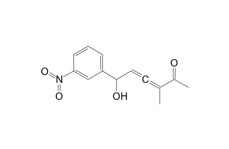 6-Hydroxy-3-methyl-6-(3'-nitrophenyl)-hexa-3,4-dien-2-one