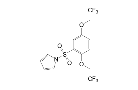 1-{[2,5-bis(2,2,2-trifluoroethoxy)phenyl]sulfonyl}pyrrole