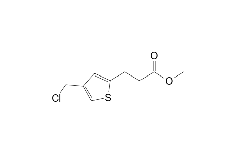 3-(4-Chloromethyl-thiophen-2-yl)-propionic acid methyl ester
