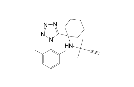 (1-[1-(2,6-Dimethyl-phenyl)-1H-tetrazol-5-yl]-cyclohexyl)-(1,1-dimethyl-prop-2-ynyl)-amine