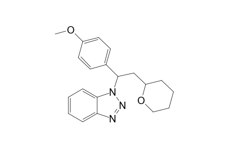 2-[2-(4-Methoxyphenyl)-2-(benzotriazol-1-yl)ethyl]tetrahydro-2H-pyran isomer