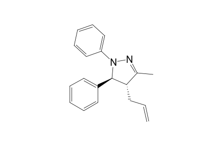 trans-4-Allyl-3-methyl-1,5-diphenyl-4,5-dihydro-1H-pyrazole