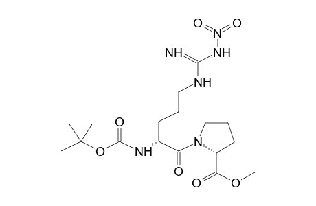 TERT-BUTYLOXYCARBONYL-[N-(OMEGA)-NITRO]ARGININ-PROLIN METHYL ESTERDIPEPTIDE