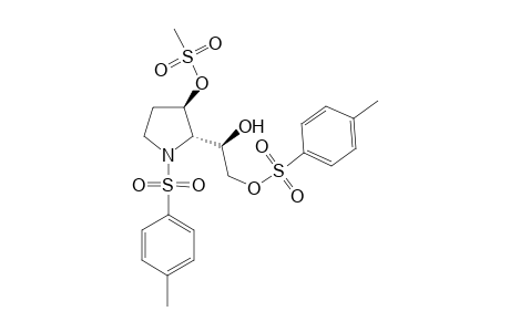 (2S,3R,2'R)-N-Tosyl-2-(1'-tosyloxy-2'-hydroxyethyl)-3-mesyloxypyrrolidine