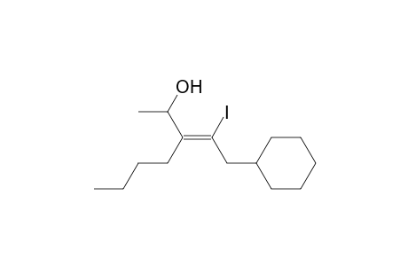 (Z)-4-Iodo-3-butyl-5-cyclohexylpent-3-en-2-ol