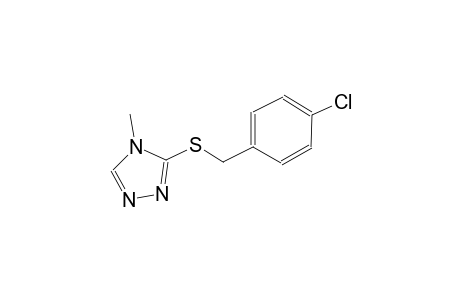 4-chlorobenzyl 4-methyl-4H-1,2,4-triazol-3-yl sulfide