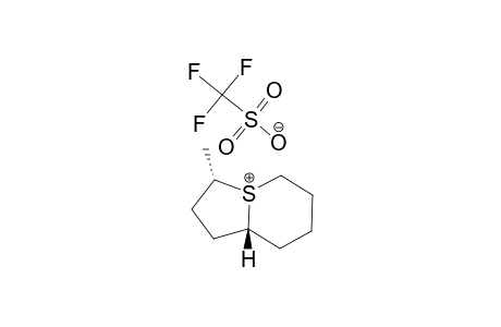 ENDO-CIS-9-METHYL-1-THIONIABICYCLO-[4.3.0]-NONANE-TRIFLUOROMETHANESULFONATE