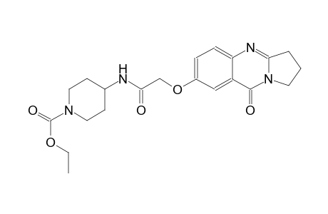 1-piperidinecarboxylic acid, 4-[[[(1,2,3,9-tetrahydro-9-oxopyrrolo[2,1-b]quinazolin-7-yl)oxy]acetyl]amino]-, ethyl ester