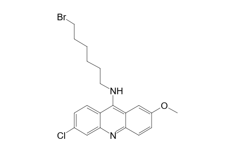 6-bromohexyl-(6-chloro-2-methoxy-acridin-9-yl)amine