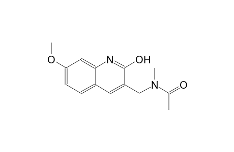 N-[(2-hydroxy-7-methoxy-3-quinolinyl)methyl]-N-methylacetamide