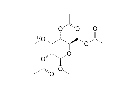 METHYL-3-O-METHYL-BETA-D-ALLOPYRANOSIDE-3-17O-2,4,6-TRIACETATE
