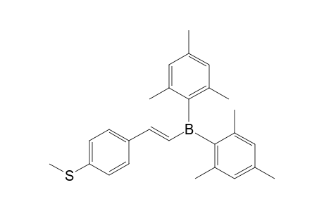 (E)-[2-(p-Methylthiophenyl)ethenyl]dimesitylborane
