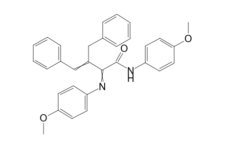 2-[4-Methoxyphenylamino]-3-phenyl-3-benzyl-buten-3-acid-[4-methoxy-anilide]