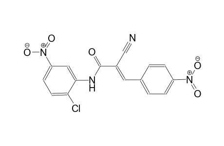 (2E)-N-(2-chloro-5-nitrophenyl)-2-cyano-3-(4-nitrophenyl)-2-propenamide