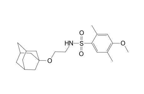 N-[2-(1-adamantyloxy)ethyl]-4-methoxy-2,5-dimethylbenzenesulfonamide