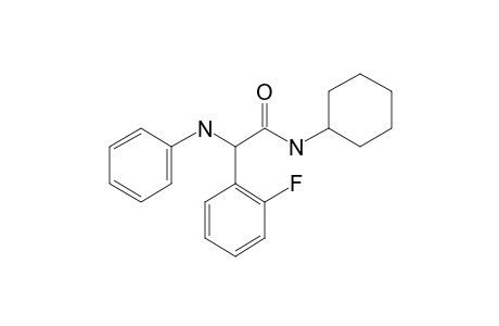 N-Cyclohexyl-2-(2-fluorophenyl)-2-(phenylamino)acetamide