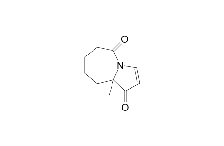 1-Aza-7-methyl-bicyclo[5.3.0]dec-9-ene-2,8-dione