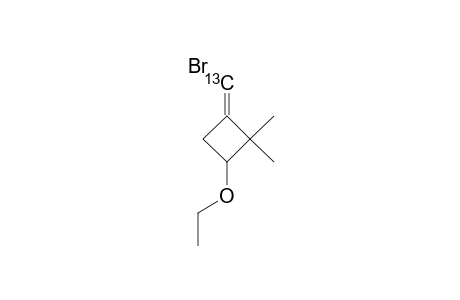 TRANS-1-(BROMOMETHYLENE-C13)-3-ETHOXY-2,2-DIMETHYLCYCLOBUTANE
