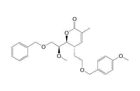 (2Z,4S,5S,6S)-7-Benzyloxy-5-hydroxy-6-methoxy-4-[2-(4-methoxybenzyloxy)ethyl]-2-methylhept-2-enoic acid .delta.-lactone