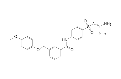 N-(4-{[(diaminomethylene)amino]sulfonyl}phenyl)-3-[(4-methoxyphenoxy)methyl]benzamide