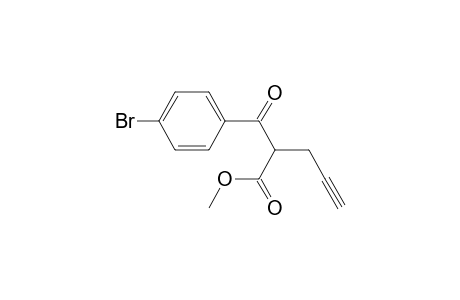 Methyl 2-(4-bromobenzoyl)pent-4-ynoate